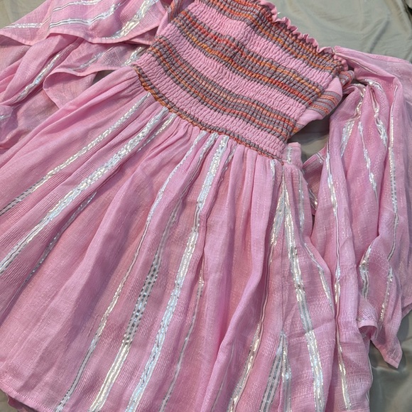 💕Pitusa Pink Silver Dress BNWT ShopMorley Boutique💕 - Picture 6 of 15